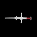 Disposable Syringe with Transponder for Animal Identification 1.25 Dia x 7mm