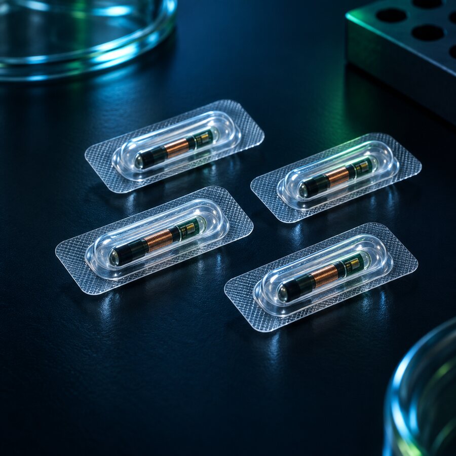 Sterile RFID transponders