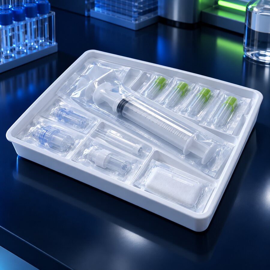 Sterile applicator tray