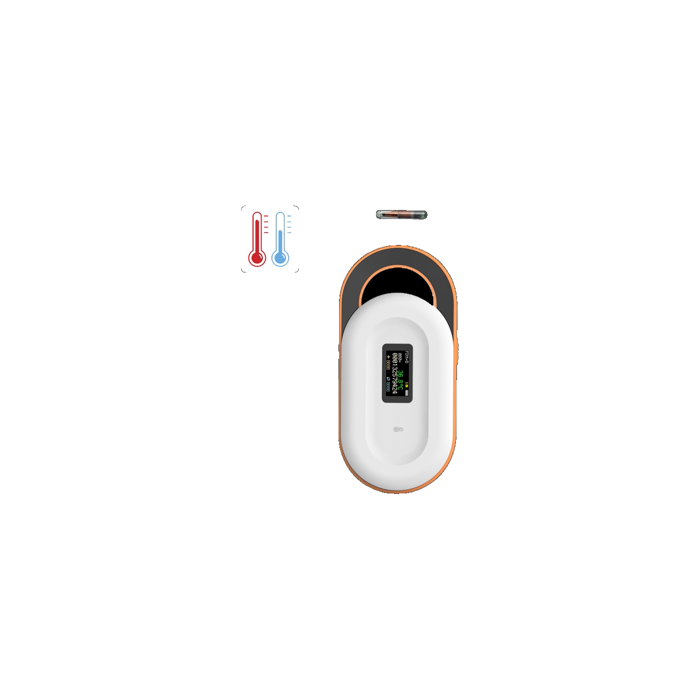 Animal Pocket RFID and Temperature Reader